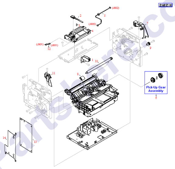 HP parts picture diagram for RA0-1181-000CN, C7044-69001-R, RG0-1074-020CN-R, C7857-60001, C7044-00001, C7044-69001, RH2-5440-020CN, RG0-1024-080CN, RH2-5440-020CN-C, RG0-1074-020CN-C, RH2-5440-020CN-R, RG0-1074-020CN
